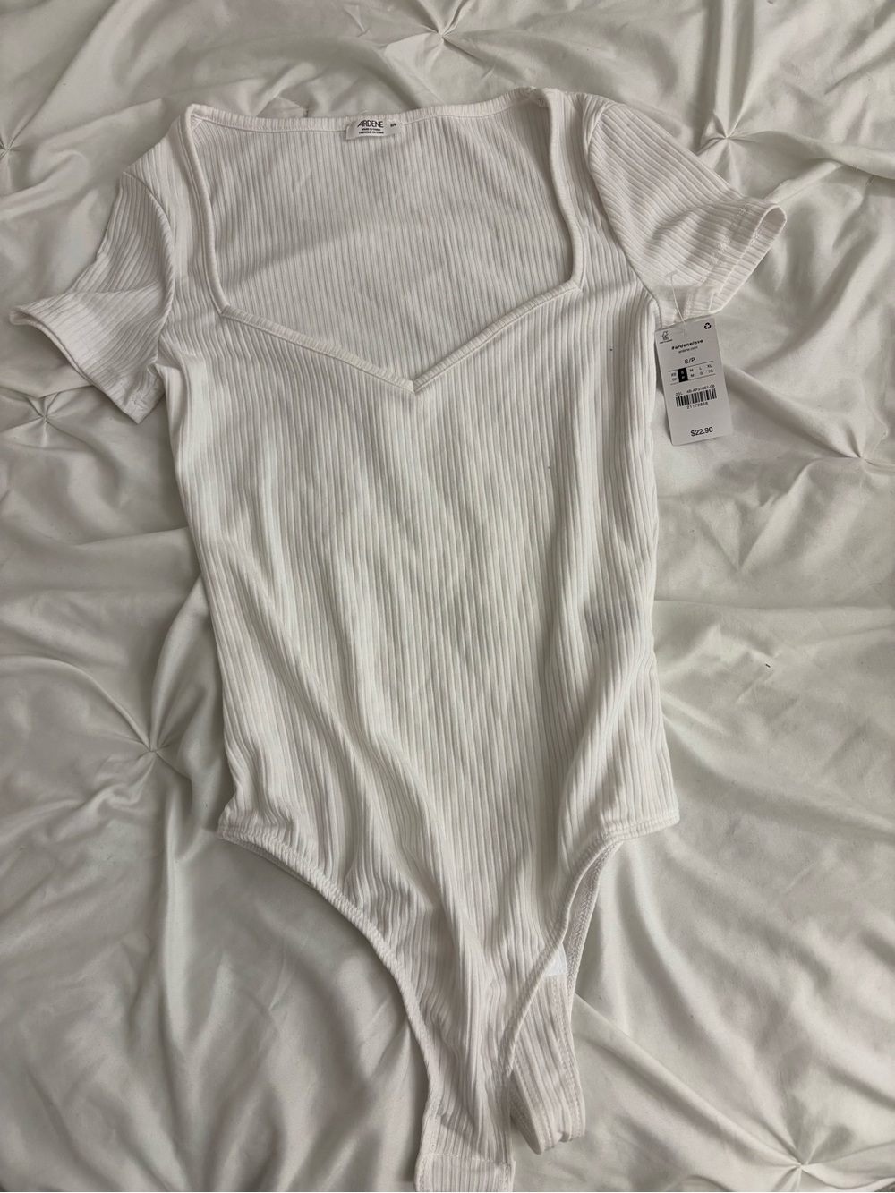 Ardene Bodysuit Sweetheart Neck